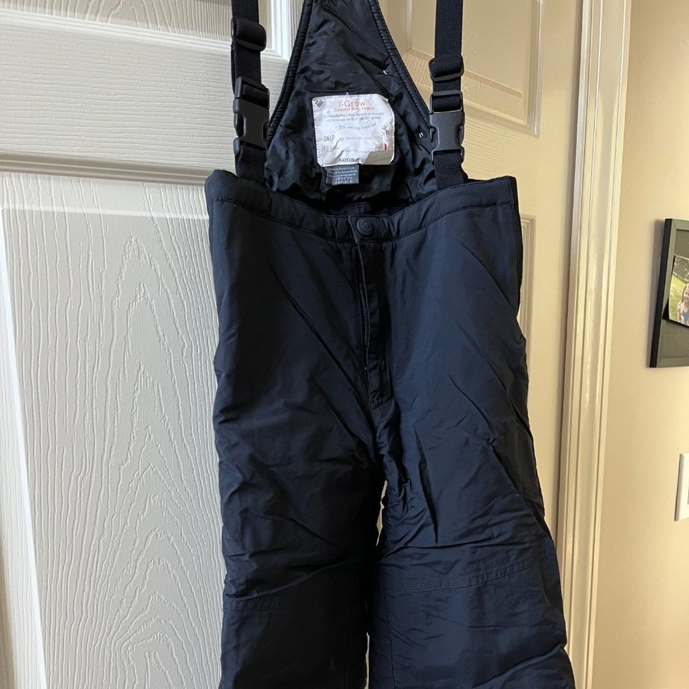 Obermeyer Kids Size 7 Ski Snowboard  Bib / overalls - Black